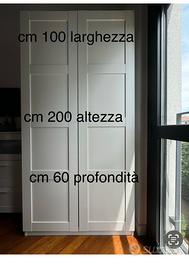 Armadio IKEA Pax con ante Bergsbo