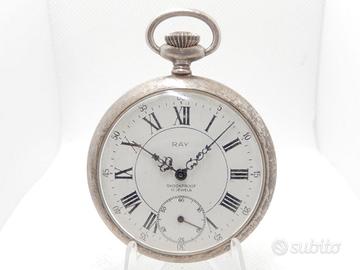 Vintage orologio da tasca con CASSA LAVORATA