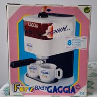 Baby Gaggia Macchina Del Caffe Gioco Bimbi Vintage