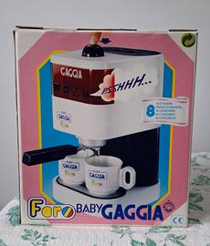 Baby Gaggia Macchina Del Caffe Gioco Bimbi Vintage
