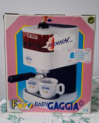 Baby Gaggia Macchina Del Caffe Gioco Bimbi Vintage
