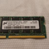 Memoria RAM per portatile 256MB DDR 333