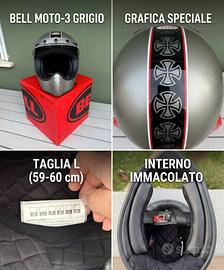 Casco Bell Moto-3 Grigio Indipendent Truck tag. L
