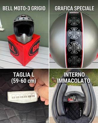 Casco Bell Moto-3 Grigio Indipendent Truck tag. L