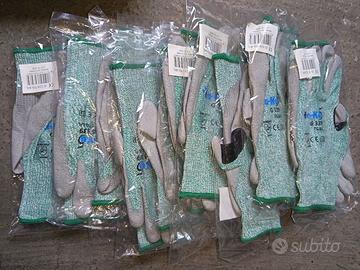 Lotto 10 paia Guanti taglia 8/L Guanto antitaglio