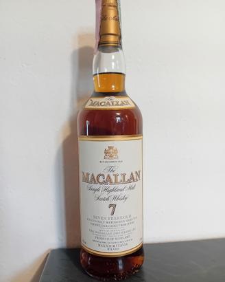 Macallan 7y anni '90