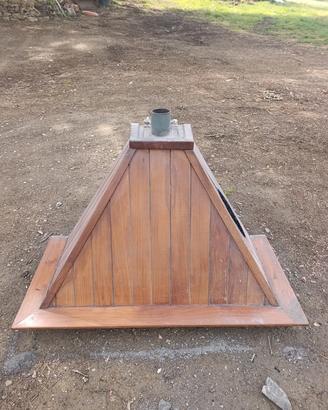 cappa in legno 