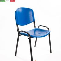 Sedia per sala d'attesa in Plastica BLU