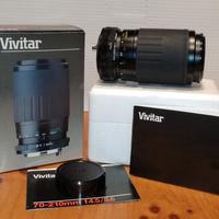 Obiettivo zoom Vivitar 70-210mm Canon FD, f4.5-5.6