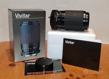 Obiettivo zoom Vivitar 70-210mm Canon FD, f4.5-5.6