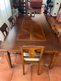 tavolo da pranzo rettangolare in stile