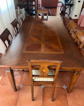 tavolo da pranzo rettangolare in stile