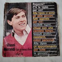 disco 45 giri di Gianni Morandi, in ginocchio da t