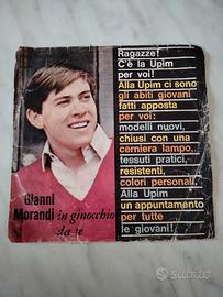 disco 45 giri di Gianni Morandi, in ginocchio da t