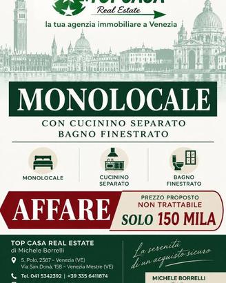 Appartamento di 30 m² con 1 locale a Venezia