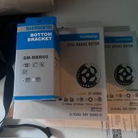 Dischi e movimento centrale nuovi shimano