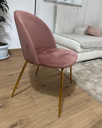 Sedie color cipria