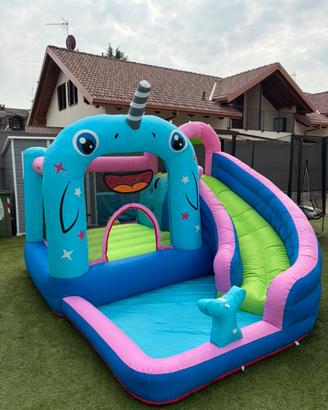 Gonfiabile per bambini con gioco d’acqua