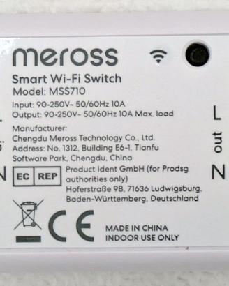 MEROSS MSS710 (INTERRUTTORE WI-FI)