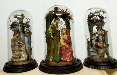 presepe sotto campana (vari modelli)