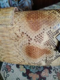 borsa vero pitone 