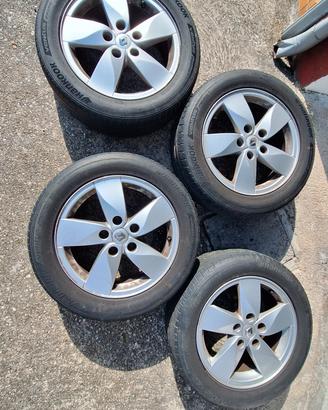 Cerchi in lega 16 Renault+gomme Hankook 205 55 R16