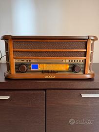 Sistema stereo Audiola radio, USB, CD, cassetta