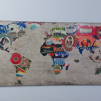 Quadro mappamondo moderno