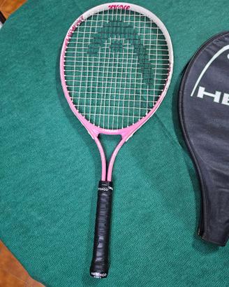 Racchetta da tennis Head rosa con fodero