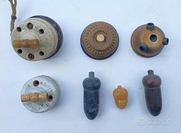 set interruttori maniglie mostrine vintage