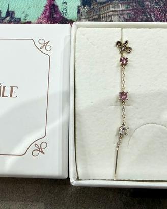 Coppia Charmi Amabile argento e rosa