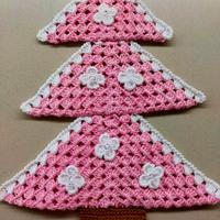 decorazione albero di Natale uncinetto 