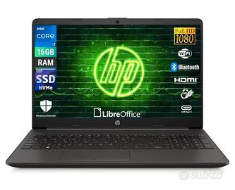 HP 250 G9 i7-1255U 16GB,256gb+1000gb NUOVO