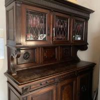 credenza con alzata fine '800