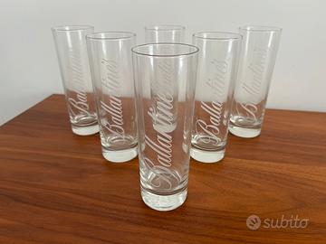 Bicchieri vintage Ballantines