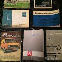 Libretti uso e manutenzione auto d'epoca