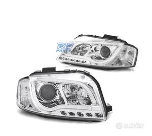 FARI AUDI A3 8P 03-08 LUCE DIURNA TUBE LIGHT FONDO