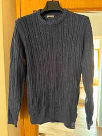 Maglione intrecciato Cotton & Silk Uomo