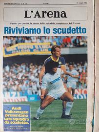 Inserto giornale L'Arena 1985