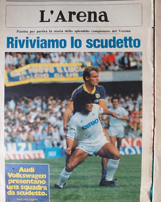 Inserto giornale L'Arena 1985