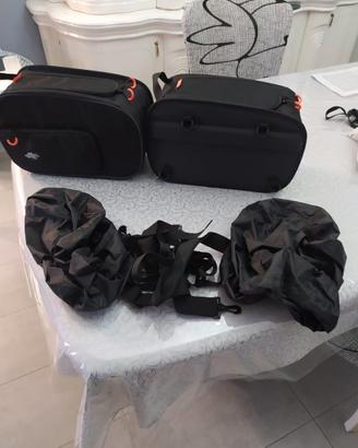 Coppia borse laterali x moto KAPPA