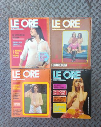4 riviste le ore anno 1972