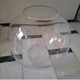 Vaso a sfera grande in vetro