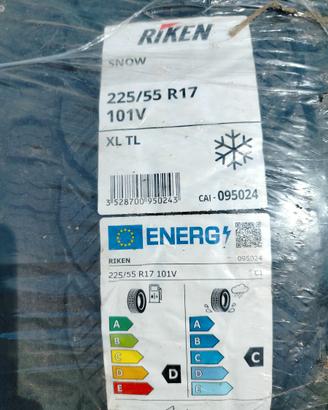 2 Gomme riken snow 225/55 R 17 101V