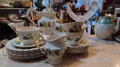 servizio tè decoro foglie vite Myott England 