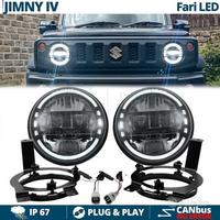 Fari LED + Staffe Per SUZUKI JIMNY 4 Omologati
