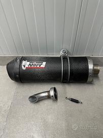 Terminale di scarico in carbonio Mivv Oval