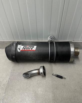 Terminale di scarico in carbonio Mivv Oval