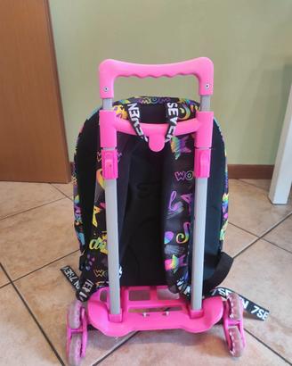 Zaino scuola Seven con carrellino