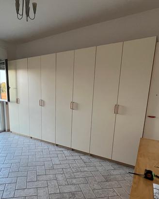 armadio color panna 8 ante